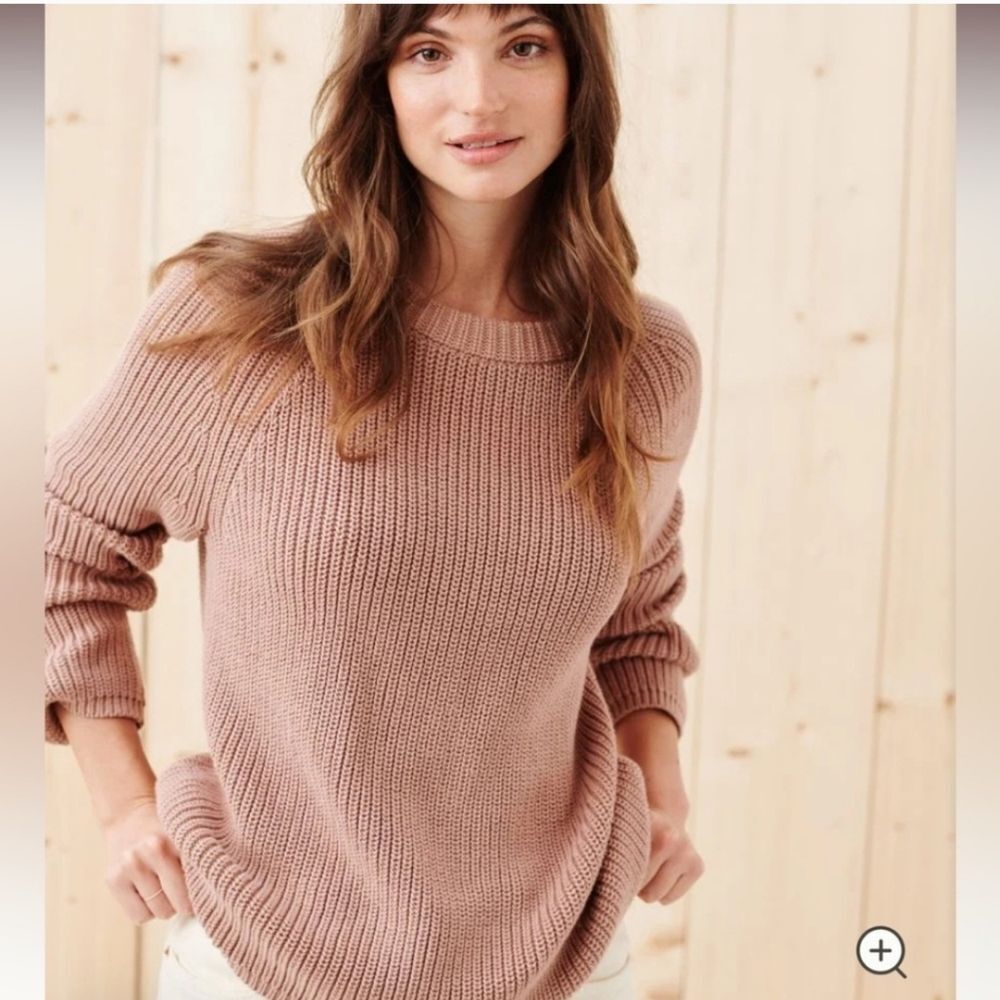 Jenni Kayne Cotton Fisherman Sweater